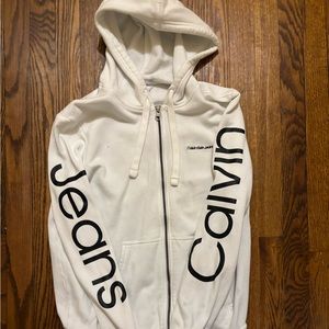 Calvin Klein white jacket